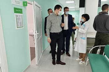 Губернатор оценил качество капитального ремонта детской поликлиники в Гвардейске